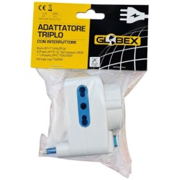 Adattatore triplo schuko 16A 10/16A