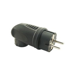 Spina maschio Schuko IP44 con impugnatura nera