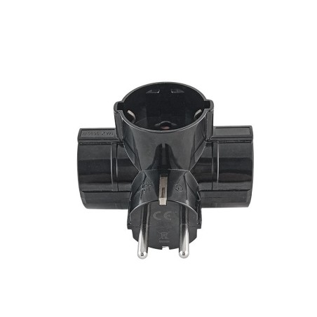 Presa tripla Schuko 16A 3680W max