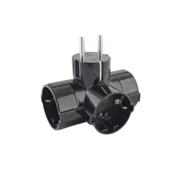 Presa tripla Schuko 16A 3680W max