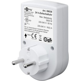 Timer analogico 16A 3500W per presa elettrica