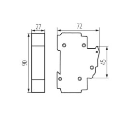 Contattore per la guida din D02 KSF 63A Kanlux
