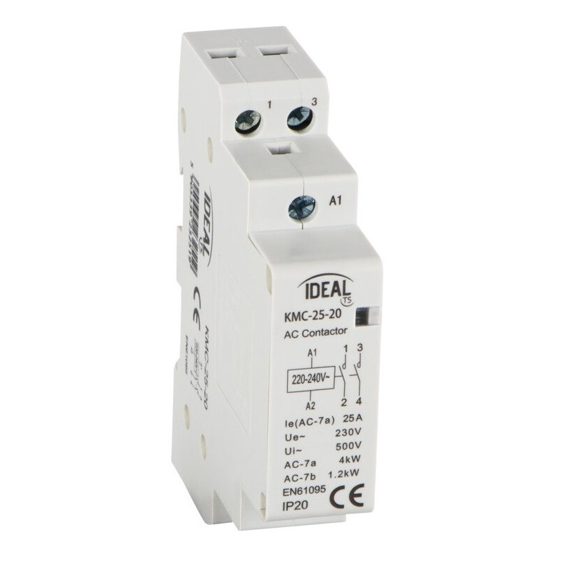 Contattore modulare 230V 8.5-25A 1.4-5kW KMC-25-20