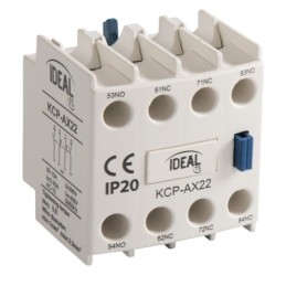 Blocco di contatti ausiliari per contattori di potenza KCP-AX – 2NO + 2NC