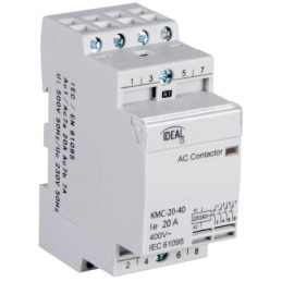 Contattore modulare 230V AC 3NO + 1NC