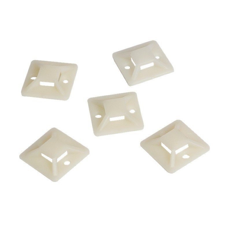 Passante Adesivo 30x30mm per Fascette 100 Pz