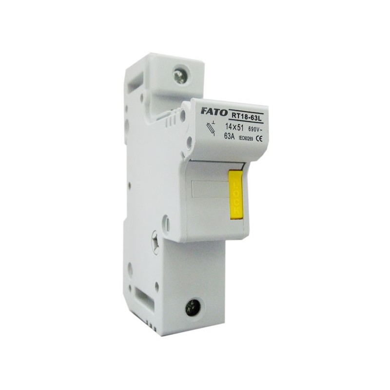 Portafusibile RT18-63L AC 63A Fato