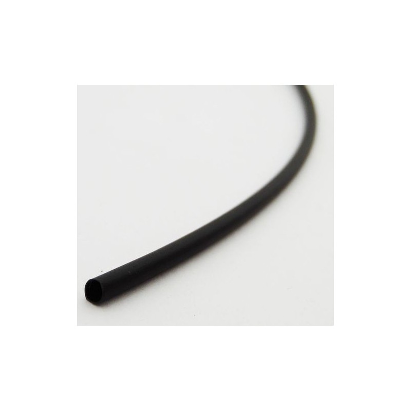 Guaina termorestringente diametro 3mm nero 1m