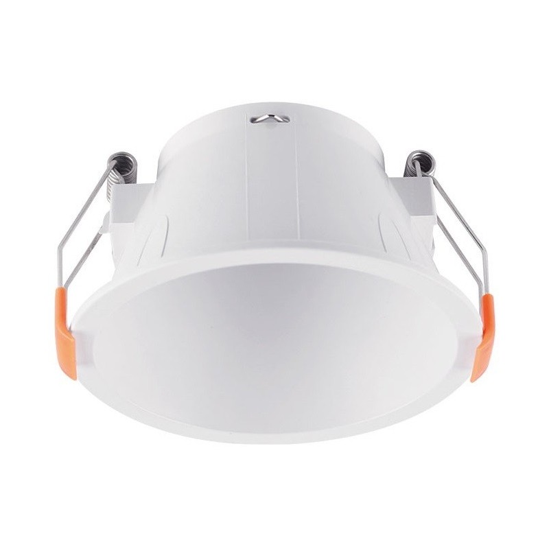 Supporto tondo per faretto GU10 da incasso Φ83mm bianco