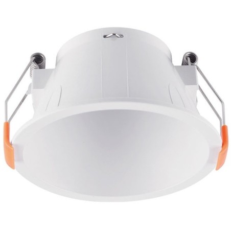 Supporto tondo per faretto GU10 da incasso Φ83mm bianco