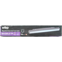 Faretto LED magnetico per illuminazione da binario 10W  820Lm 4000K luce naturale