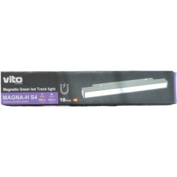 Faretto LED magnetico per illuminazione da binario 10W  800Lm 3000K luce calda