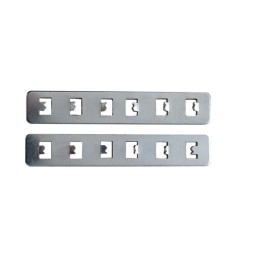 Connettori metallici per binari magnetici