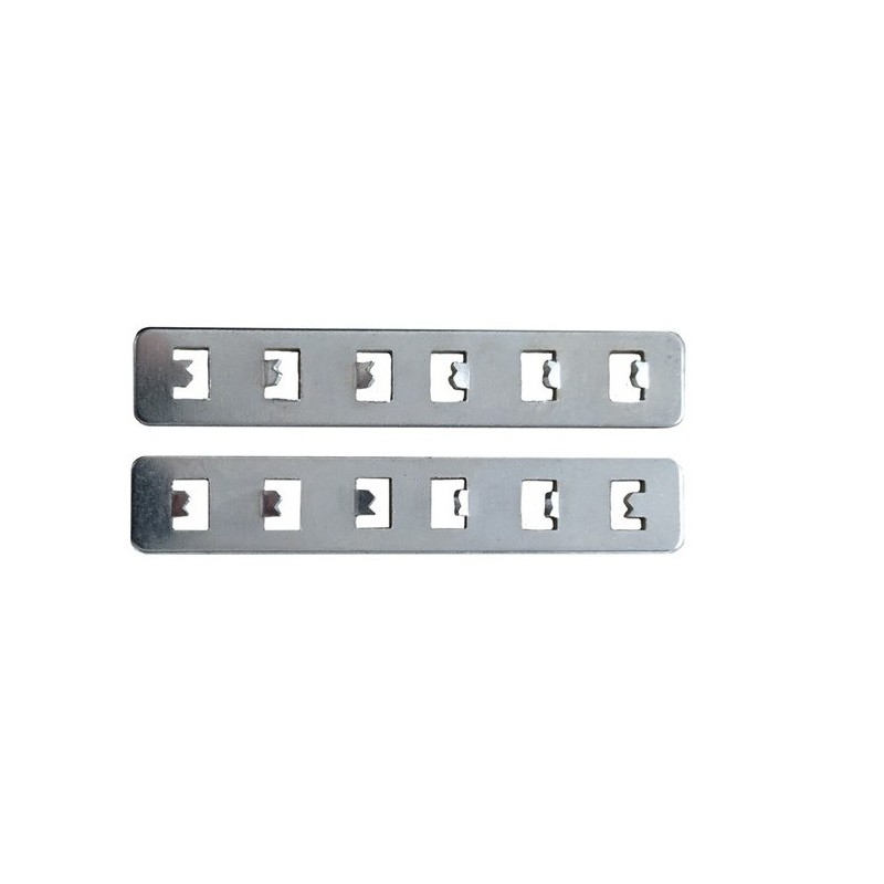 Connettori metallici per binari magnetici