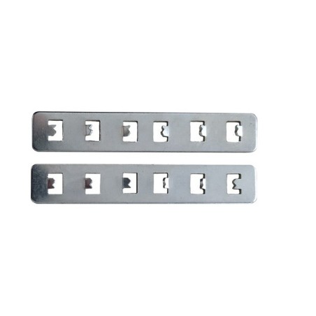 Connettori metallici per binari magnetici