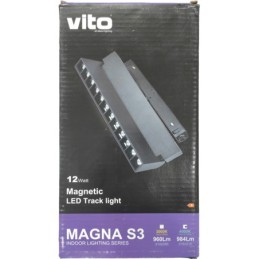 Faretto LED orientabile per illuminazione da binario 12W 994lm 4000k luce naturale
