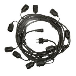 Catena di luci per esterno E27 10 metri