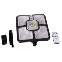 Lampada LED solare 8W con telecomando