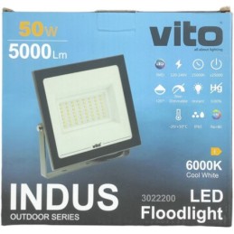 Faro LED 50W 5000lm 6000k luce fredda Vito