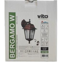 Lampada applique da esterno E27 IP44 200x340mm Vito