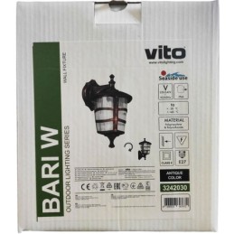 Lampada applique da esterno E27 IP44 200x300mm Vito