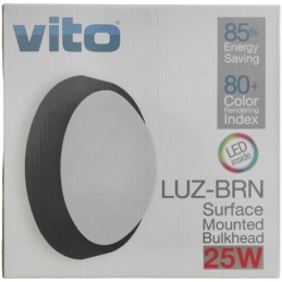 Plafoniera da esterno 25W 1700lm 4000K luce naturale IP65 Vito
