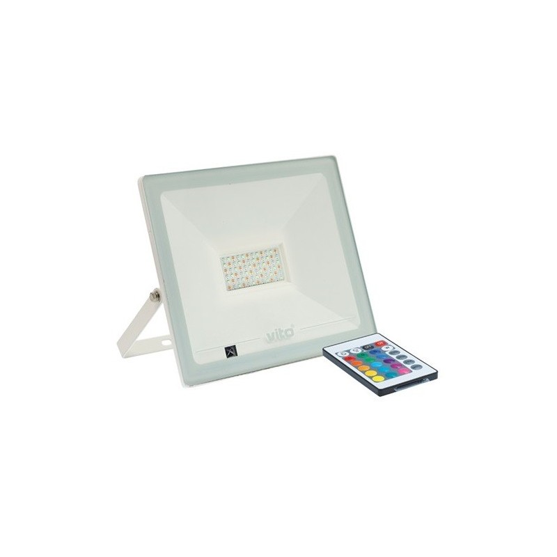 Faretto LED RGB+W dimmerabile 50W 2500Lm