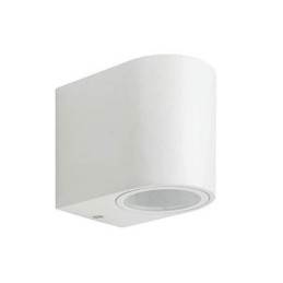 Lampada applique da esterno GU10 98x80x67mm IP44 bianco