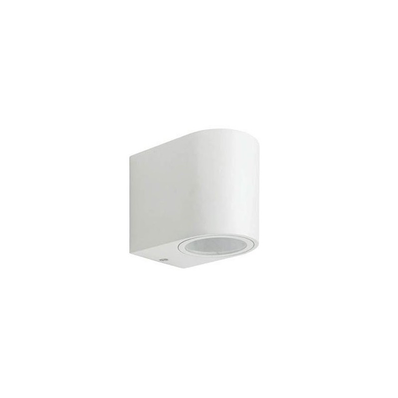 Lampada applique da esterno GU10 98x80x67mm IP44 bianco