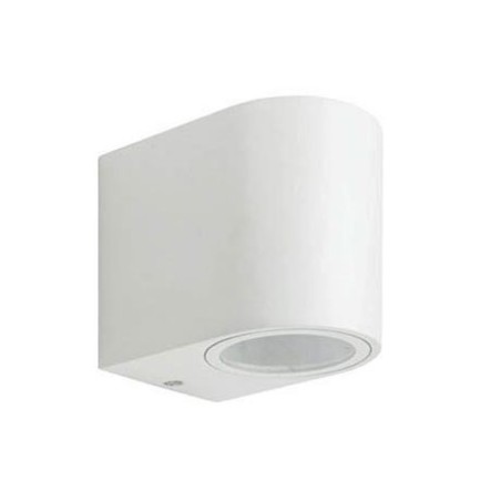 Lampada applique da esterno GU10 98x80x67mm IP44 bianco