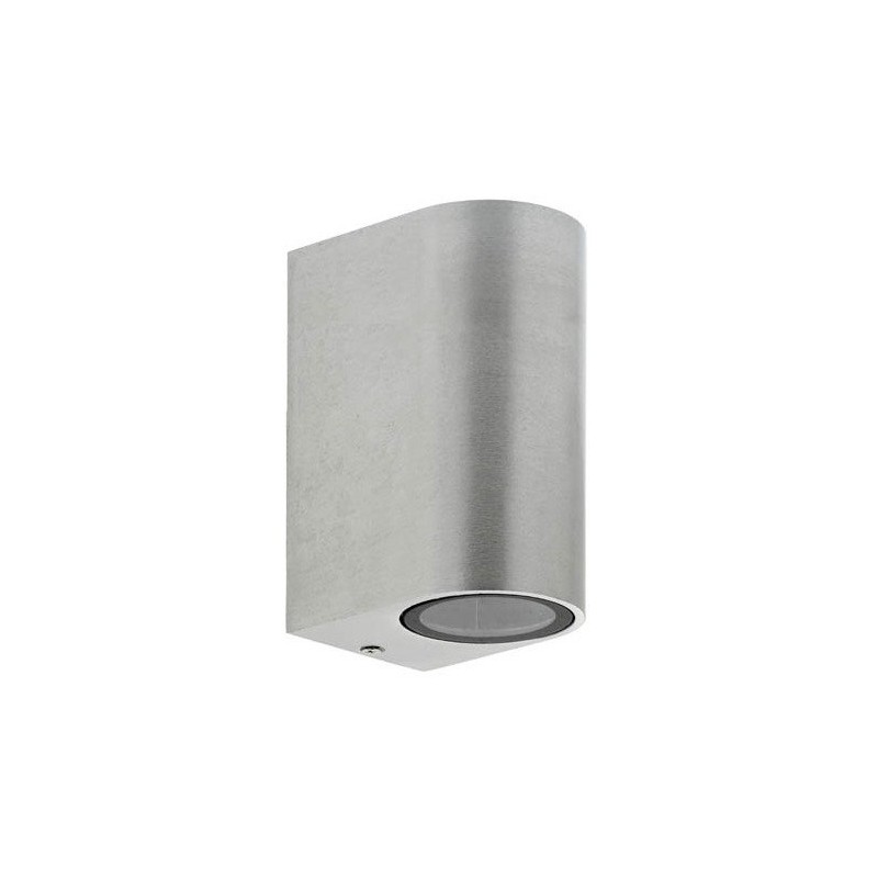 Lampada applique da esterno 2xGU10 98x145x67mm IP44 grigio