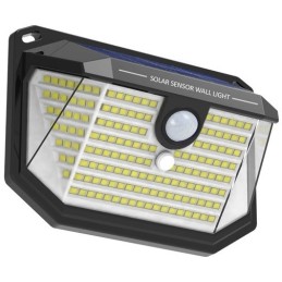 Faretto solare LED 1W 170Lm luce fredda con sensore PIR e crepuscolare