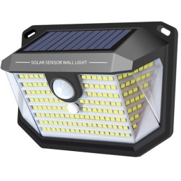 Faretto solare LED 1W 170Lm luce fredda con sensore PIR e crepuscolare