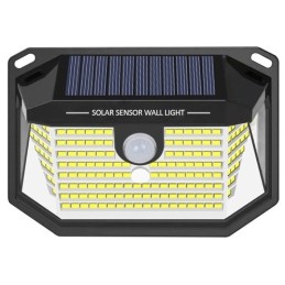 Faretto solare LED 1W 170Lm luce fredda con sensore PIR e crepuscolare