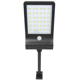 Faretto solare LED 3W 440Lm luce fredda con sensore PIR e crepuscolare