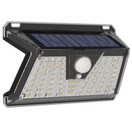 Faretto solare LED 3W 170Lm luce fredda con sensore PIR e crepuscolare