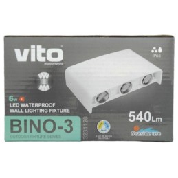 Lampada applique bianca da esterno 6W SMD 16*10CM IP65