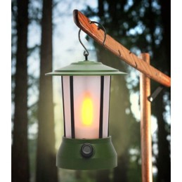 Lanterna a LED ricaricabile 5W 5VDC 1600K luce calda