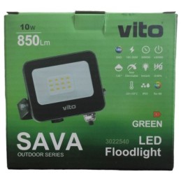 Faro LED da esterno 10W 850lm luce verde IP65