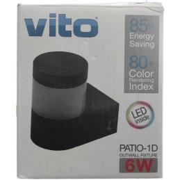 Lampada applique da esterno 6W 300Lm 4000K IP54 Φ60x115mm