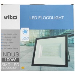 Faro LED da esterno 100W 10.00Lm 4000K luce naturale IP65