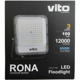 Faro LED 100W 12000Lm 6000K luce fredda IP65
