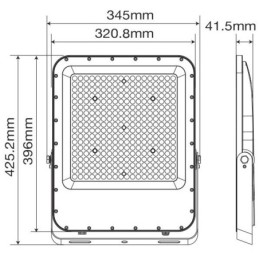 Faro LED 300W 36000Lm 6000K bianco freddo IP65