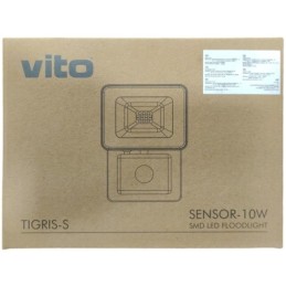 Faretto LED da esterno con sensore di movimento 10W 6000k luce fredda