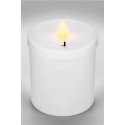Lumino rosso a LED bianco caldo 2xAA IP44