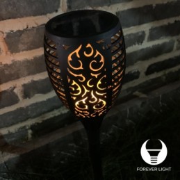 Luce solare a fiamma da giardino 12LED 300mAh Ni-Mh IP65