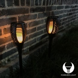 Luce solare a fiamma da giardino 12LED 300mAh Ni-Mh IP65