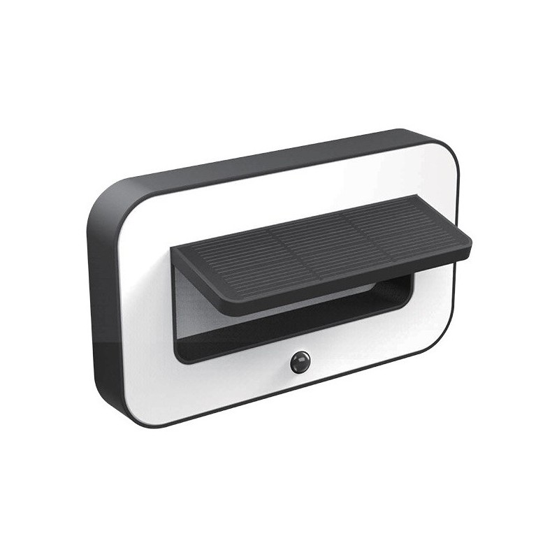 Lampada solare applique LED da parete 5W 500lm 4000k luce naturale