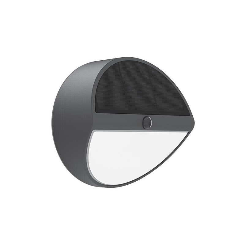 Lampada solare applique LED da parete 5W 500lm 4000k luce naturale