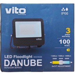 Faro LED 3xCCT 100W 12000lm IP66